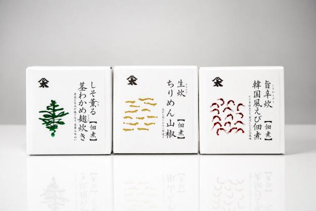 太次平商店　佃煮デザインのパッケージデザイン実績